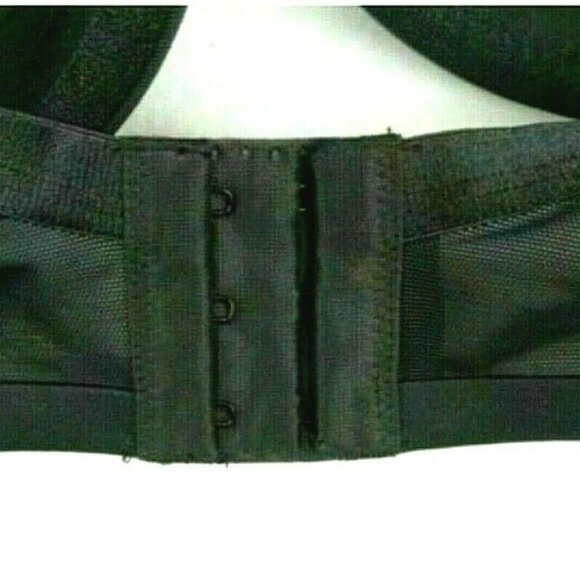 Lane Bryant Cacique Womens Bra Full Coverage Cotton Blend Size 38F Black - Picture 5 of 6